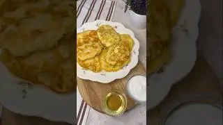 Яблочно-грушевые оладьи