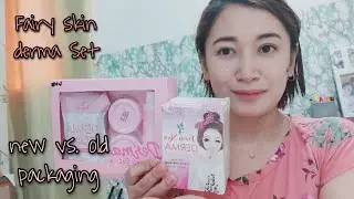 NEW VS. OLD PACKAGING FAIRY SKIN DERMA FACIAL SET