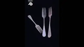 fast way to modeling a fork in blender 