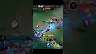 Wanwan Game Play #mobilelegends #mlbb #wanwangameplay #youtubeshorts #shortsvideo #shorts
