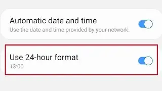 How to set 12 hour time format on Samsung A20,A30,A50,A70,A10 and others