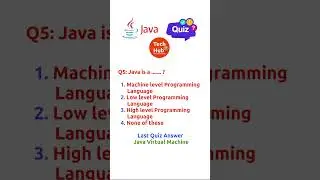 Java Question No. 5 
