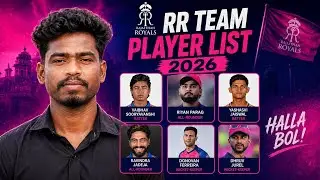 Rajasthan Royals (RR) Full Squad 2026 🏏 | All Players Collection✨All Players Name Collection💫