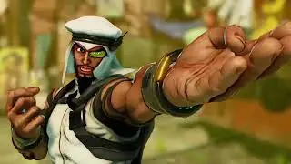 Street Fighter V - Rashid (Intro & Win Poses)