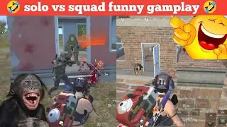 🤣 solo vs squad funny gamplay 🤣 || pubglite | bgmilite gamplay @KoobraBhaiOfficial @CartoonFreakGamer