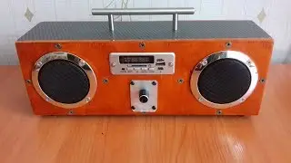 Самодельная портативная колонка/Portable bluetooth speaker