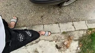 I love you all women ♥ feet run over with car (didn't care)