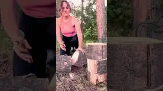 ASMR survival camping girl p16 #outdoors  #camping #alisha #asmr #marusya #BraveGals