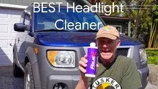 BEST Headlight Glass Cleaner ~ REJEX Soil Barrier / Anti-Stain Protection 