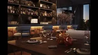 3D Animated Showcase of a Urban Bar Interior Design