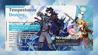 9,440 primos for C0 Wriothesley wishes 🍀 | 4.1 pulls | Genshin Impact