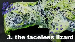 "THE FACELESS LIZARD" A SPACE MONSTER! - JOJO CREATES MONSTERS