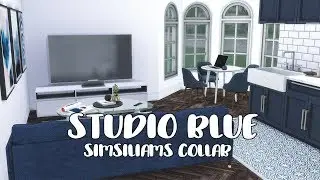 STUDIO BLUE APT || SIMSILIAMS COLLAB || The Sims 4: Speed Build