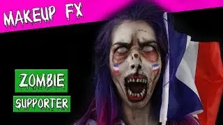 ZOMBIE supporter (SANS LATEX) pour la COUPE DU MONDE 2018