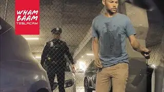 THIS GUY KNIFED A TESLA MODEL 3