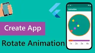 Animated Rotation In Flutter for Beginners | Flutter Tutorial 15 