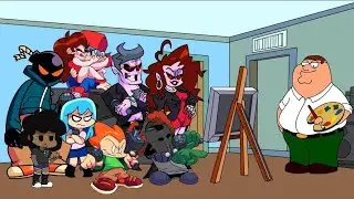 Friday Night Funkin # Top 5 Best Peter'I Painted My Truth (FNF ANIMATION)