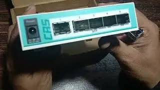 HOW TO LOGIN MIKROTIK CRS OPTICAL SWITCH | video by niraj kumar