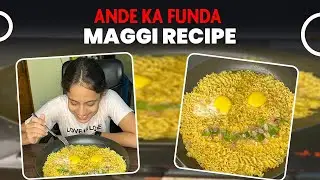 Ande Ka Funda Maggi Recipe😍| Midnight Craving Recipe | 30 Days Maggi Challenge - Day 10 | So Saute