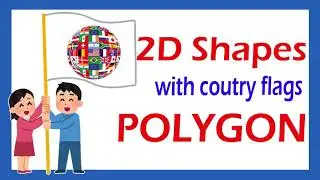 Find 2D shapes on flags