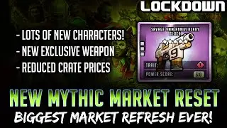 TWD RTS: Crazy Mythic Market Reset! LOTS of characters added! - The Walking Dead: Road to Survival