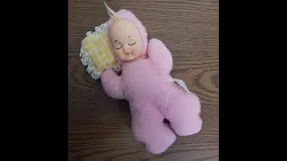 1950s Commonwealth Toy Co Musical Go to Sleep Little Baby Brahms Lullaby Doll