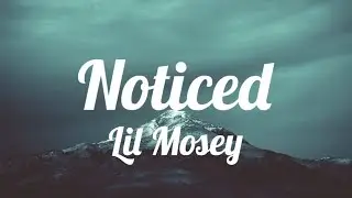Noticed - Lil Mosey (Lyrics)
