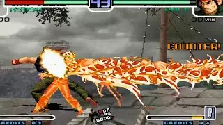Ralf Galactica Phantom vs Poderes Todos los personajes KOF 2002 Parte 2
