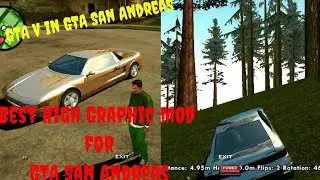 GTA V Graphic in GTA San Andreas | GTA San Andreas best CLEO Graphic Mod | Hindi / Urdu