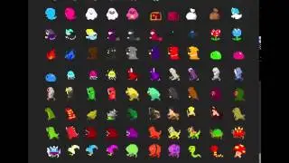 96 2D Pixel Monsters Animation Pack for Unity