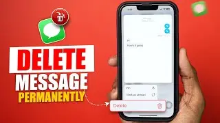 How to Permanently Delete Text Messages on iPhone | Remove Text Message From iPhone