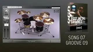 GGD Post Metal Grooves by Sean Radcliffe - Midi Pack Examples