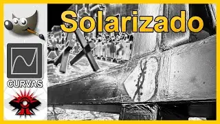 Como hacer un Solarizado en una imagen Blanco y Negro con GIMP v2.10