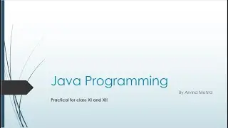 Java Programming  Multiplication Table