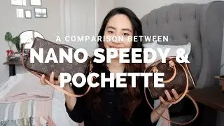 Louis Vuitton Comparison: Pochette vs Nano Speedy + A RARE SIGHTING!