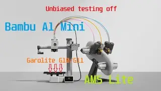 Bambulab A1 Mini with AMS Lite combo Testing