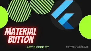 Buttons in Flutter | Material Button - Flutter in Malayalam