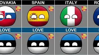 🇪🇪 Countries That Love or Hate Estonia | Countryballs Animation 🌍