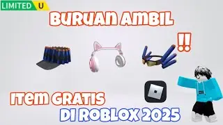 CARA MENDAPATKAN ITEM GRATIS DI ROBLOX 2025‼️🤩|| ROBLOX INDONESIA