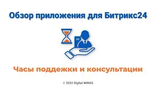 Часы поддержки и консультации (приложение для Битрикс24)