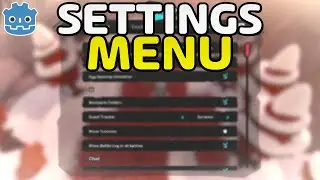 Settings Menu - Godot 4.4 Beginner Tutorial