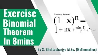 Binomial Theorem, Problems and solutions for Polytechnic Diploma Engineering Applied Mathematics