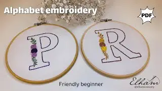 Alphabet embroidery step by step for beginners PDF Pattern: ''Alphabet _ 26 letters'' 2023