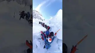 Khumbu icefall way to camp -1