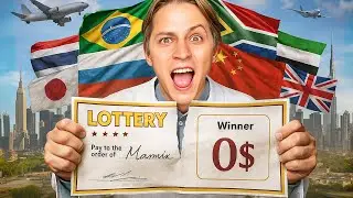 Я Потратил 1.000.000 на Лотерею в 10 Странах!