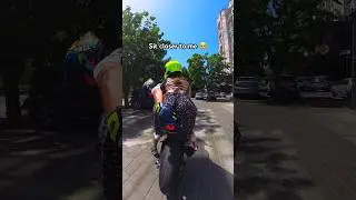 When the GIRL doesn't know how to sit properly on a MOTORCYCLE 😂 