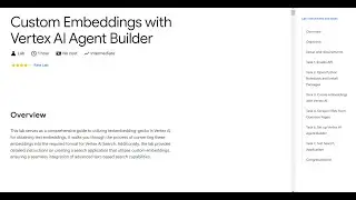 Custom Embeddings with Vertex AI Agent Builder #googlecloud @routetolearninghub#vertex #vertexai
