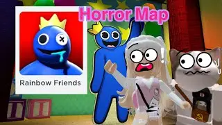 I Play “Rainbow Friends” on Roblox🌈 (Horror, +Gameplay) ft.My(little) Brother|Roblox
