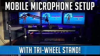 How To Put Your Microphone Boom Arm On Wheels
