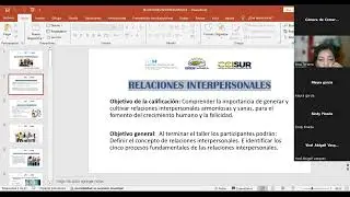 SEMINARIO - RELACIONES INTERPERSONALES - SESION 1 Nov-2023